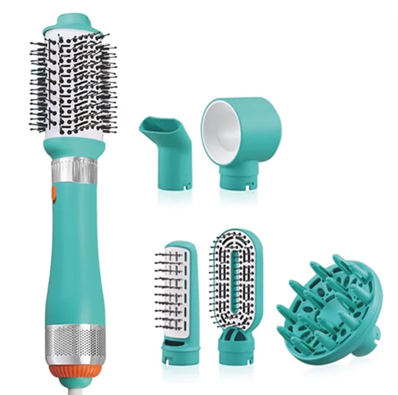 ENZO Professional Hair Styling Set – 6-Piece Thermal Brush Kit
