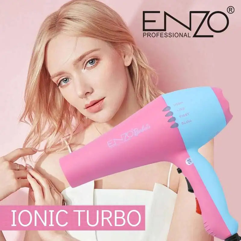 ENZO Professional Hair Dryer – Fast Drying & Styling Power