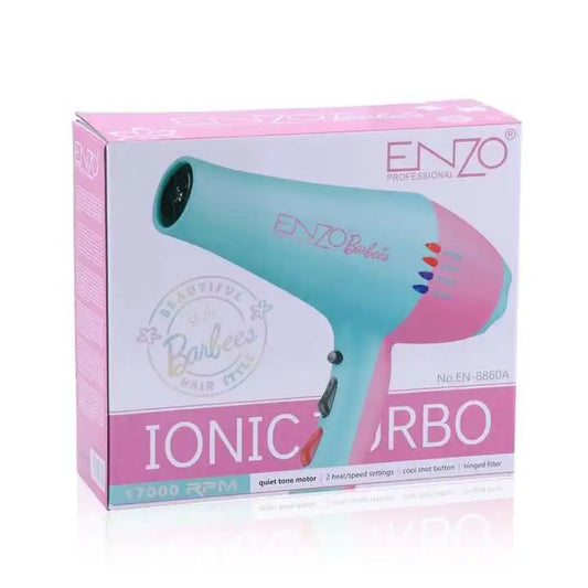ENZO Professional Hair Dryer – Fast Drying & Styling Power